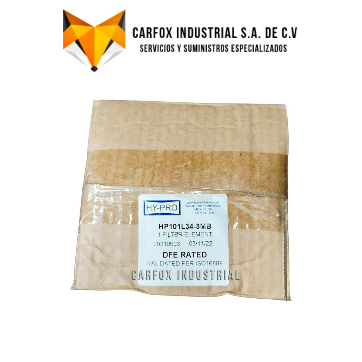 FILTRO HYPRO DE ALTA EFICIENCIA HP101L34-3MB