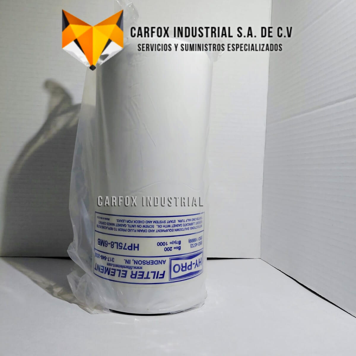 FILTRO HYPRO DE ALTA EFICIENCIA HP75L8-6MB