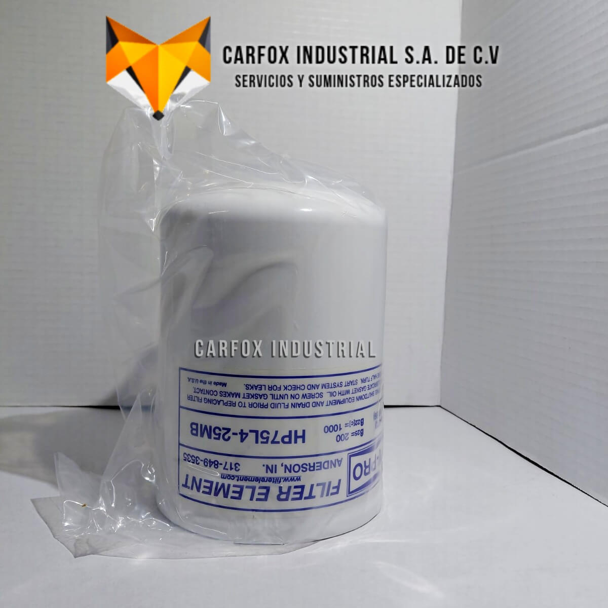 FILTRO HYPRO DE ALTA EFICIENCIA HP75L4-25MB