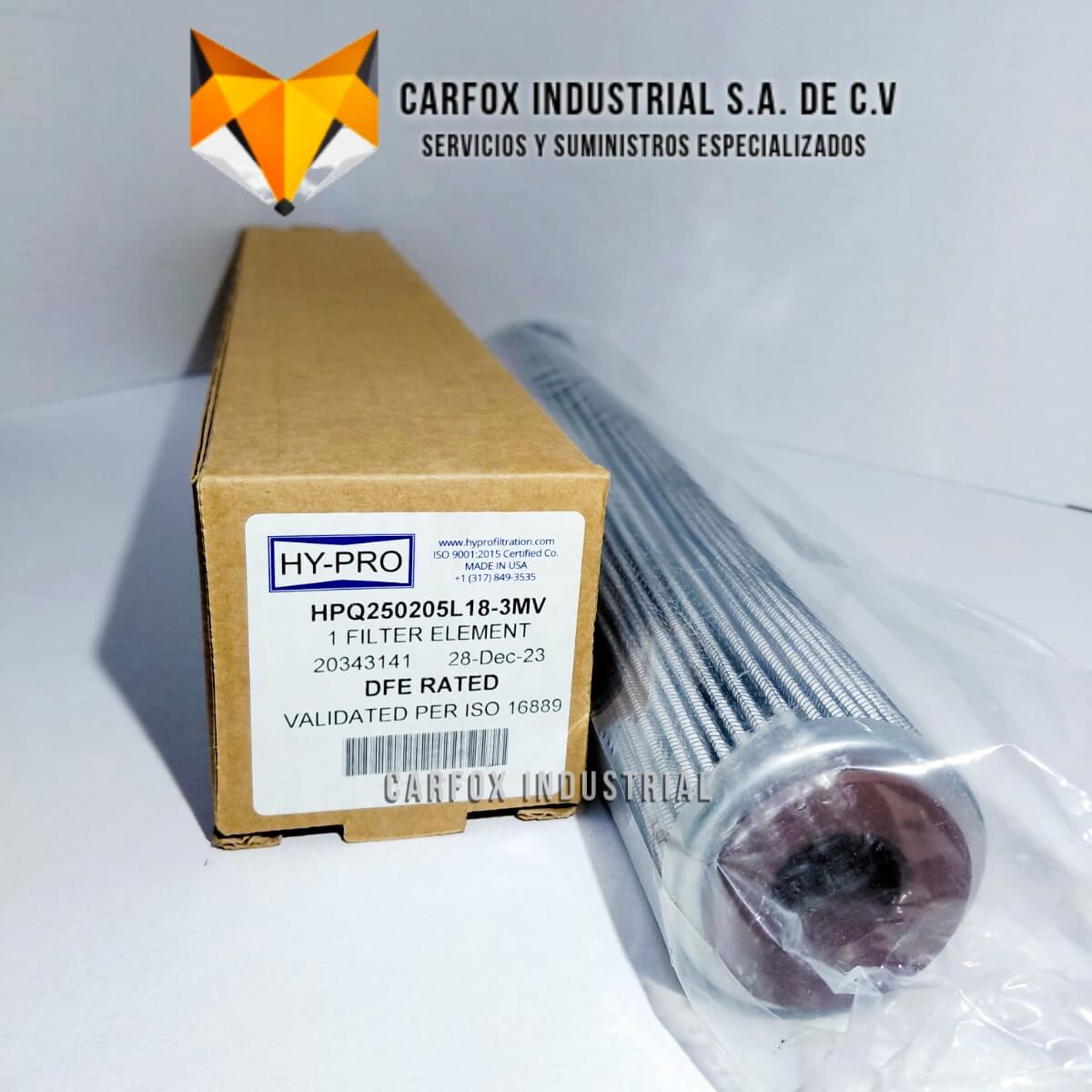 FILTRO HYPRO DE ALTA EFICIENCIA HPQ250205L18-3MV