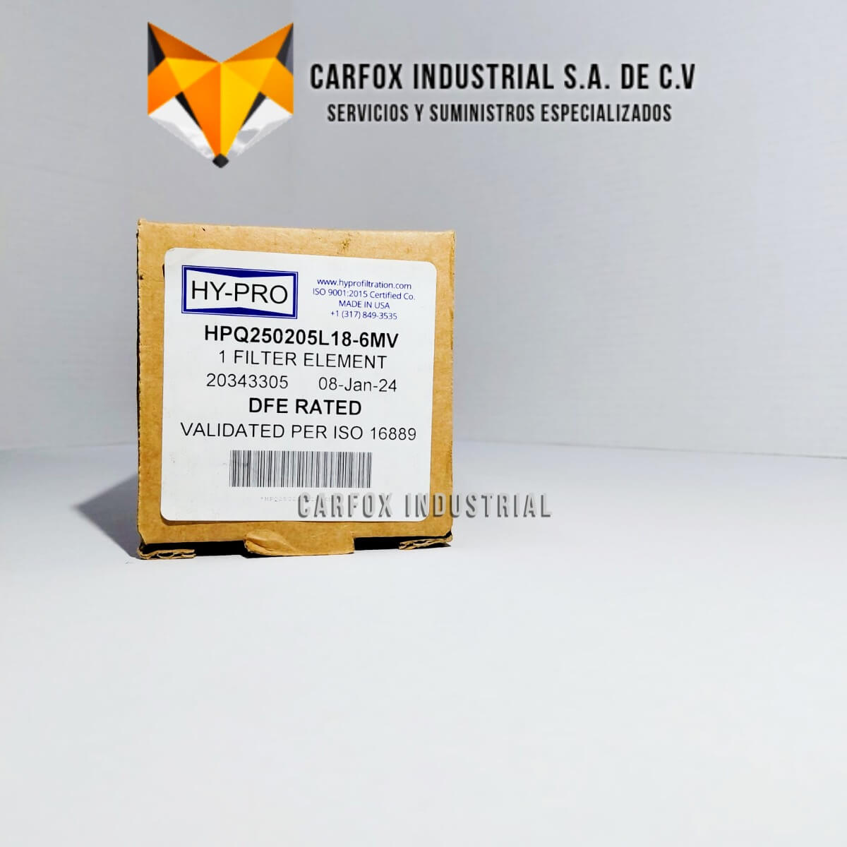 FILTRO HYPRO DE ALTA EFICIENCIA HPQ250205L18-6MV