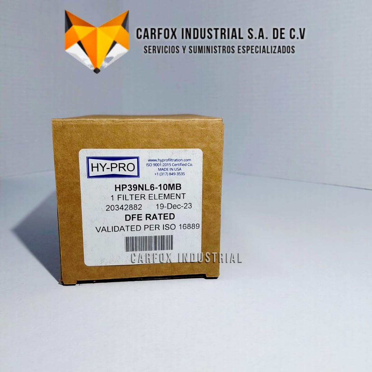 FILTRO HYPRO DE ALTA EFICIENCIA HP39NL6-10MB