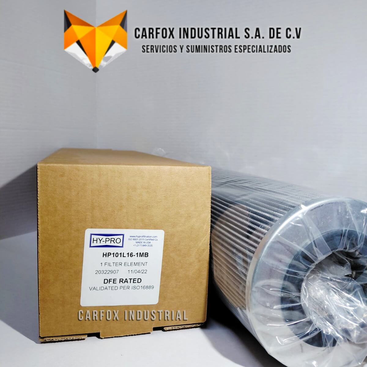 FILTRO HYPRO DE ALTA EFICIENCIA HP101L16-1MB