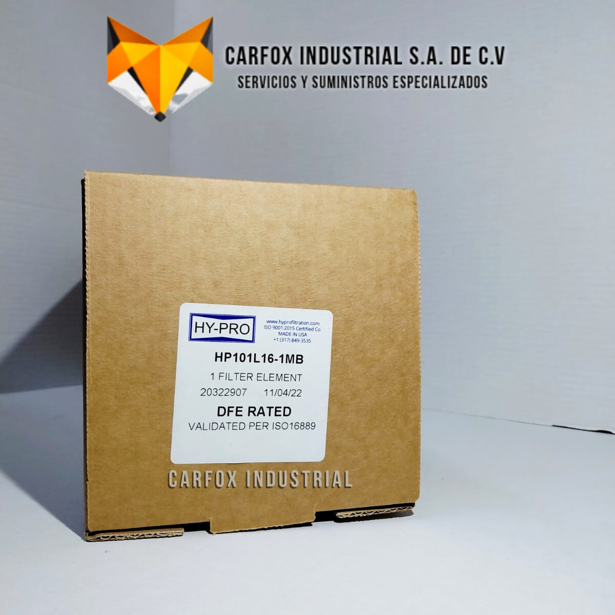 FILTRO HYPRO DE ALTA EFICIENCIA HP101L16-1MB