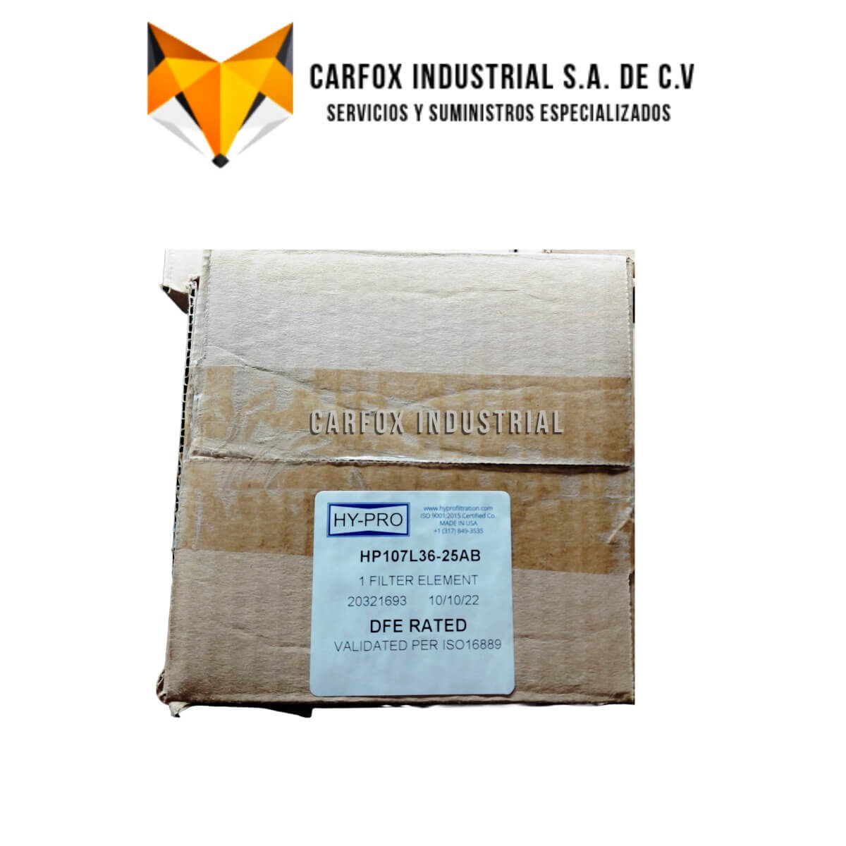 FILTRO HYPRO DE ALTA EFICIENCIA HP107L36-25AB