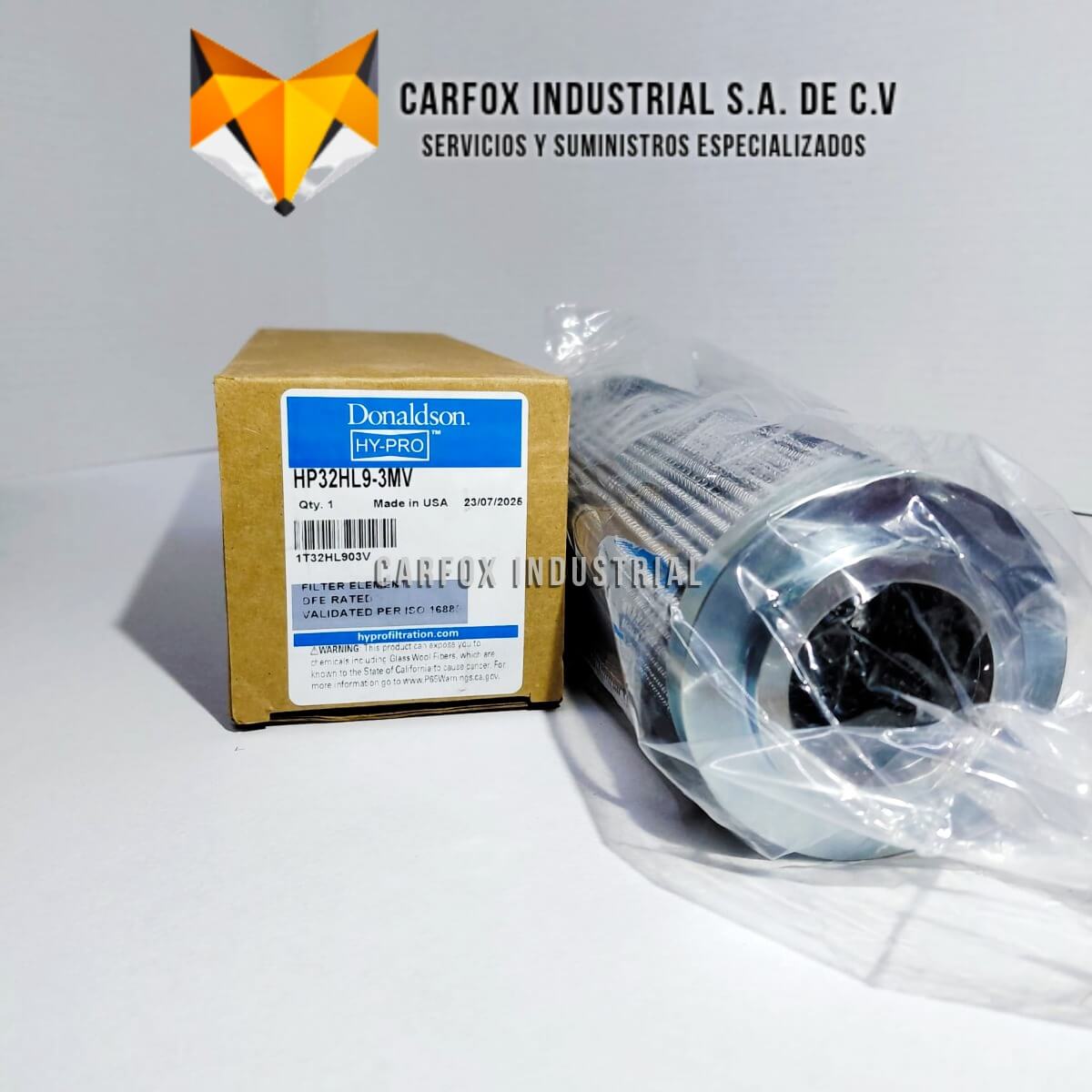 FILTRO HYPRO DE ALTA EFICIENCIA HP32HL9-3MV