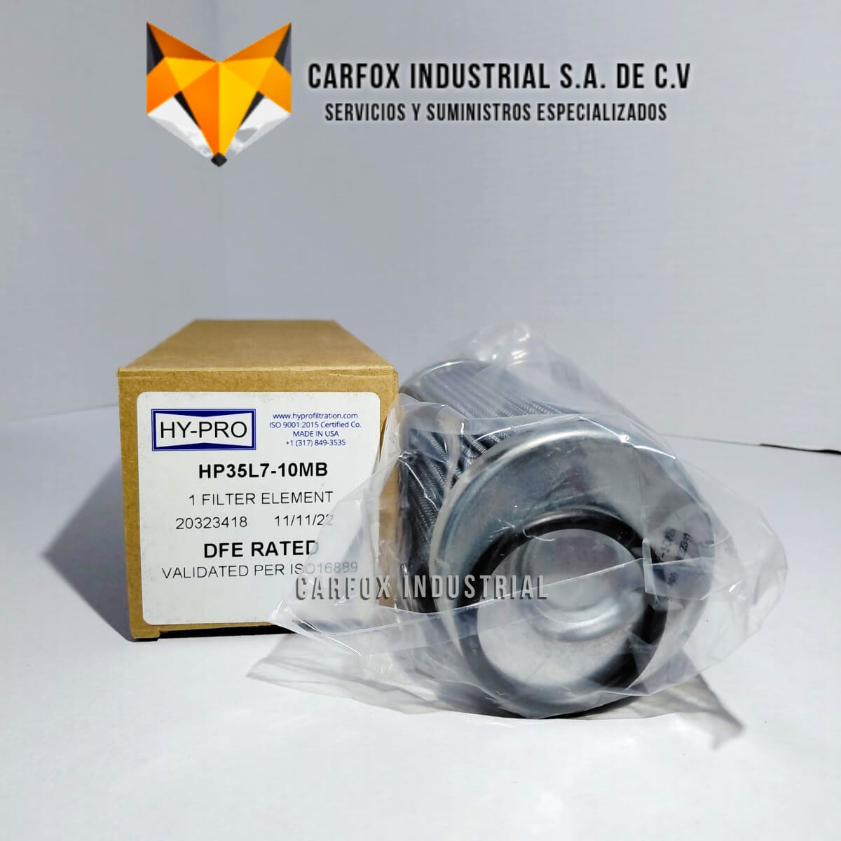 FILTRO HYPRO DE ALTA EFICIENCIA HP35L7-10MB