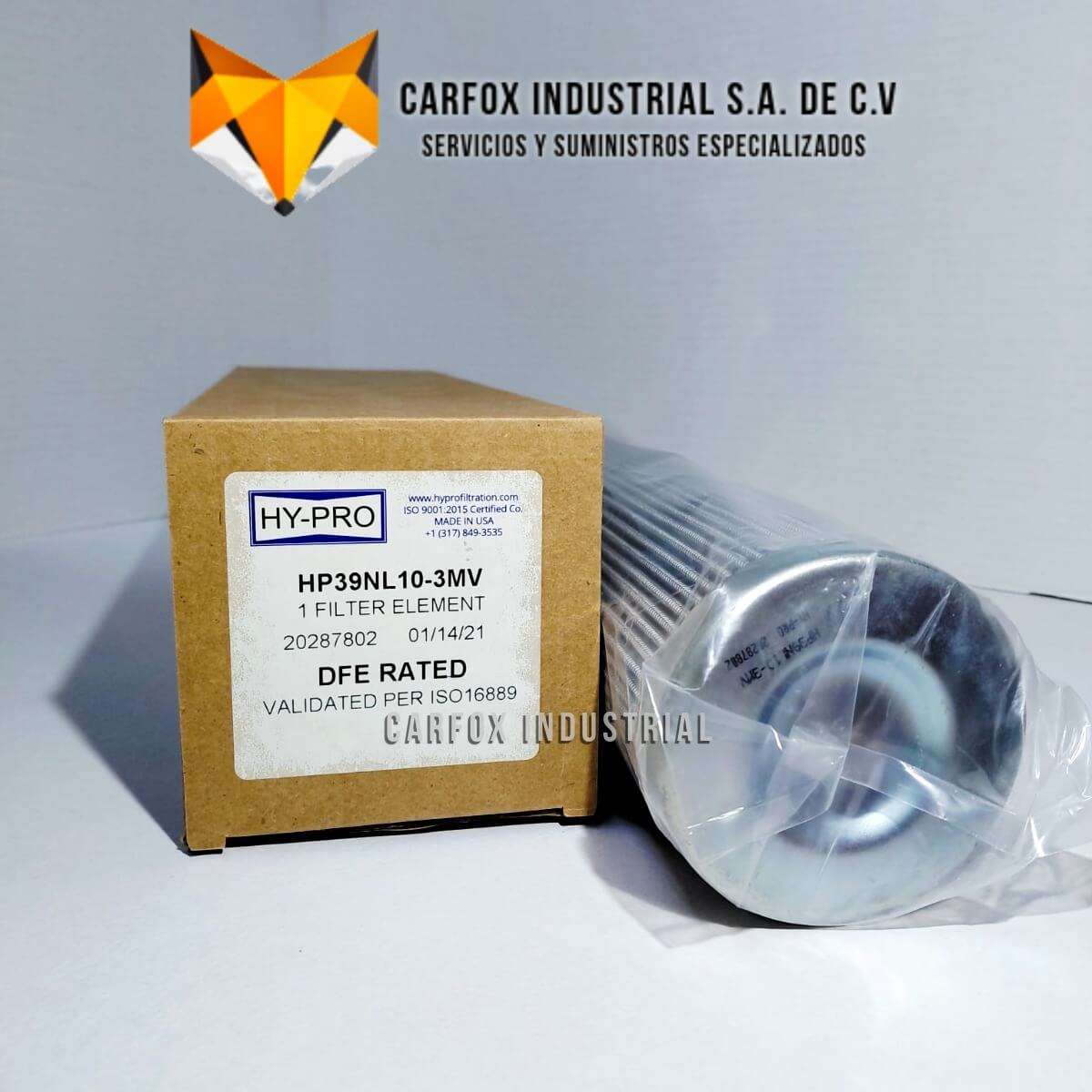 FILTRO HYPRO DE ALTA EFICIENCIA HP39NL10-3MV