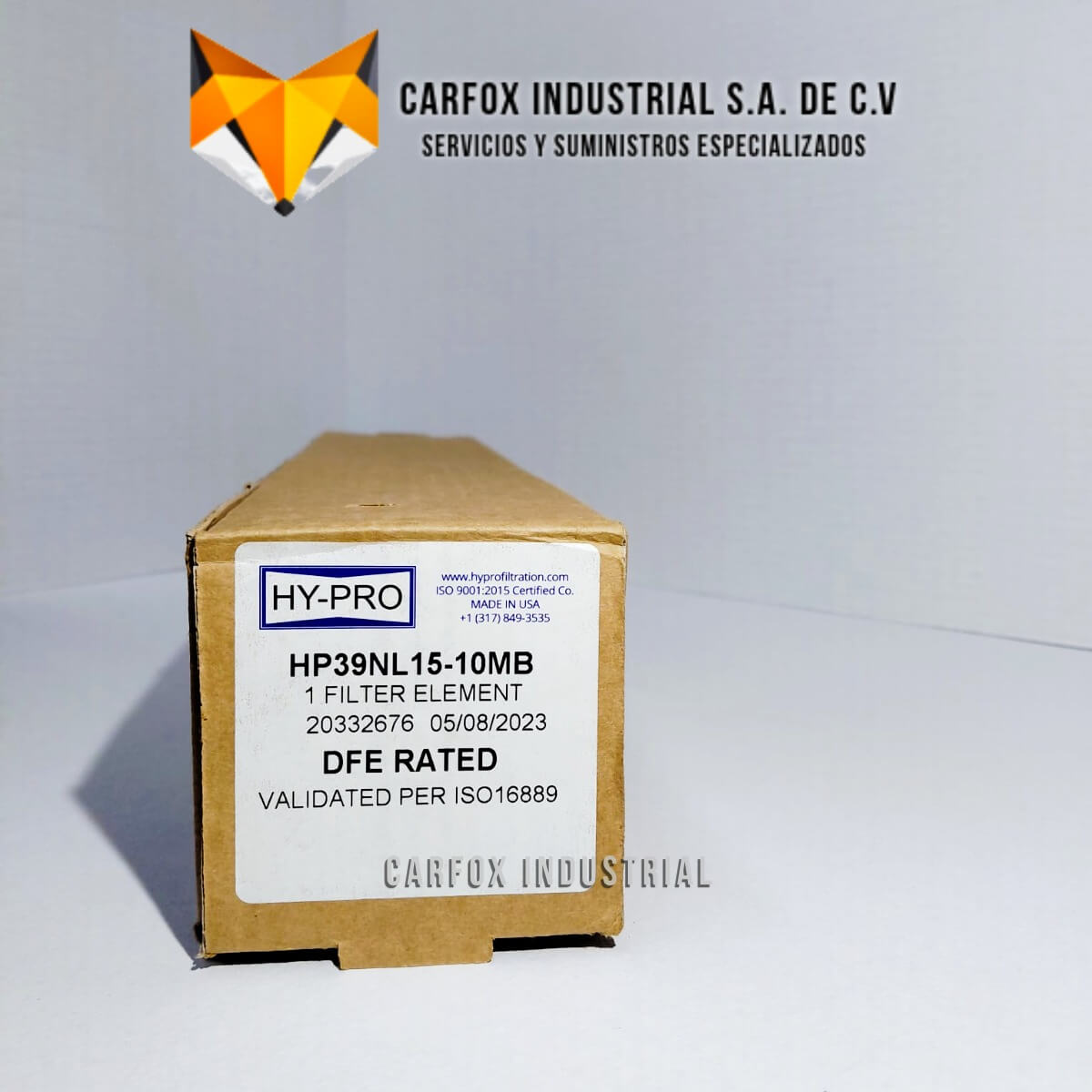 FILTRO HYPRO DE ALTA EFICIENCIA HP39NL15-10MB