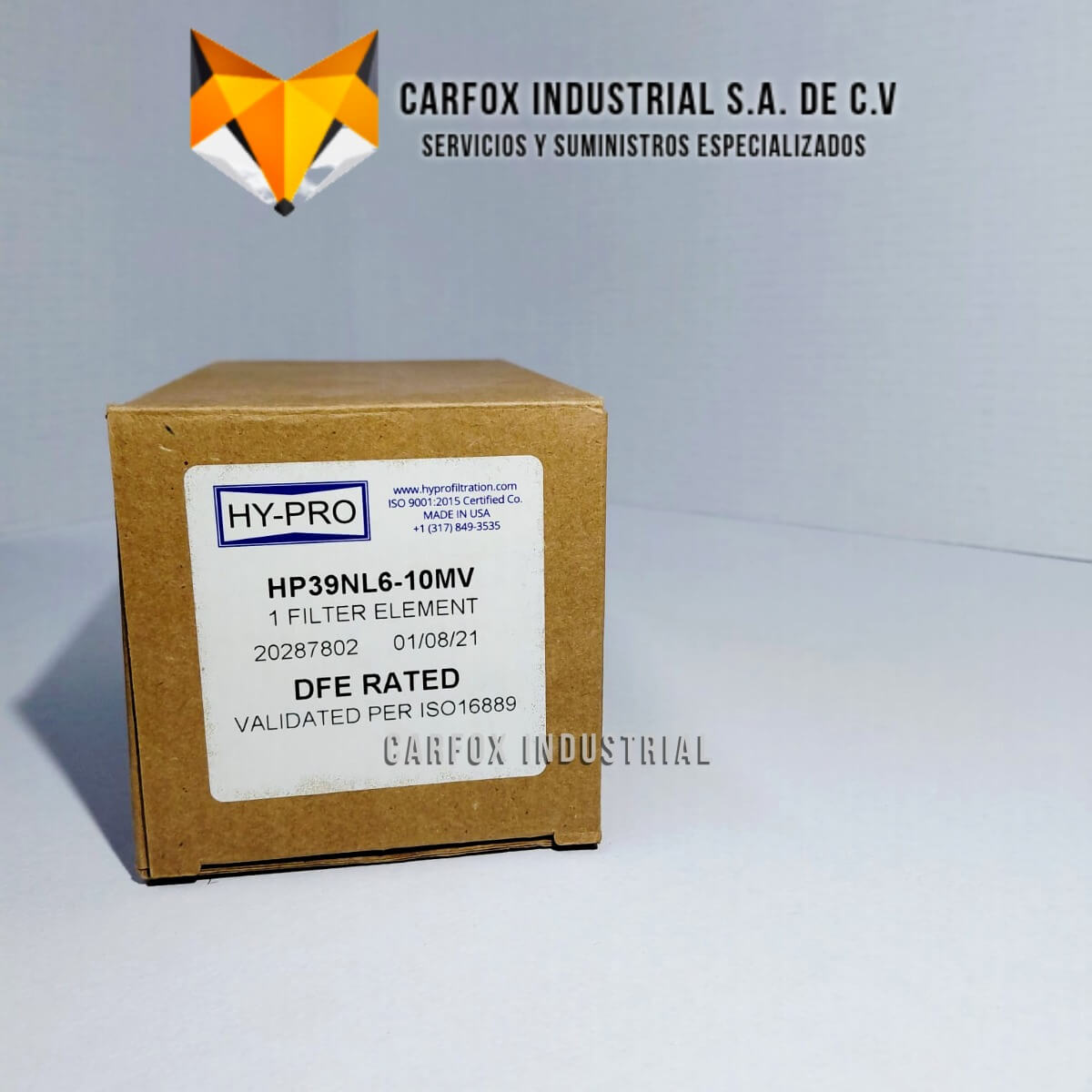 FILTRO HYPRO DE ALTA EFICIENCIA HP39NL6-10MV