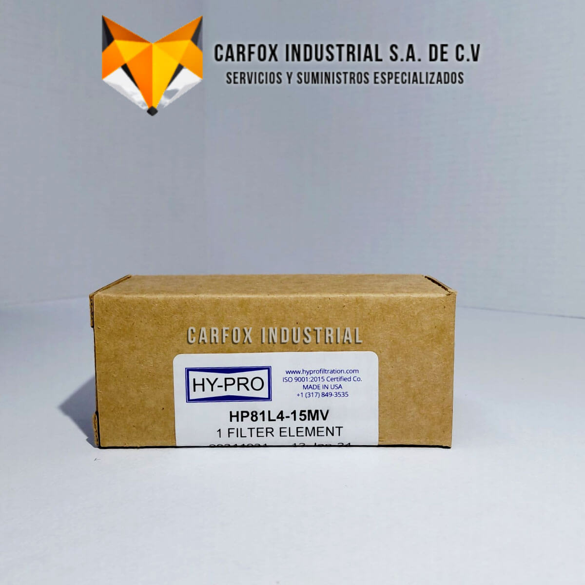 FILTRO HYPRO DE ALTA EFICIENCIA HP81L4-15MV