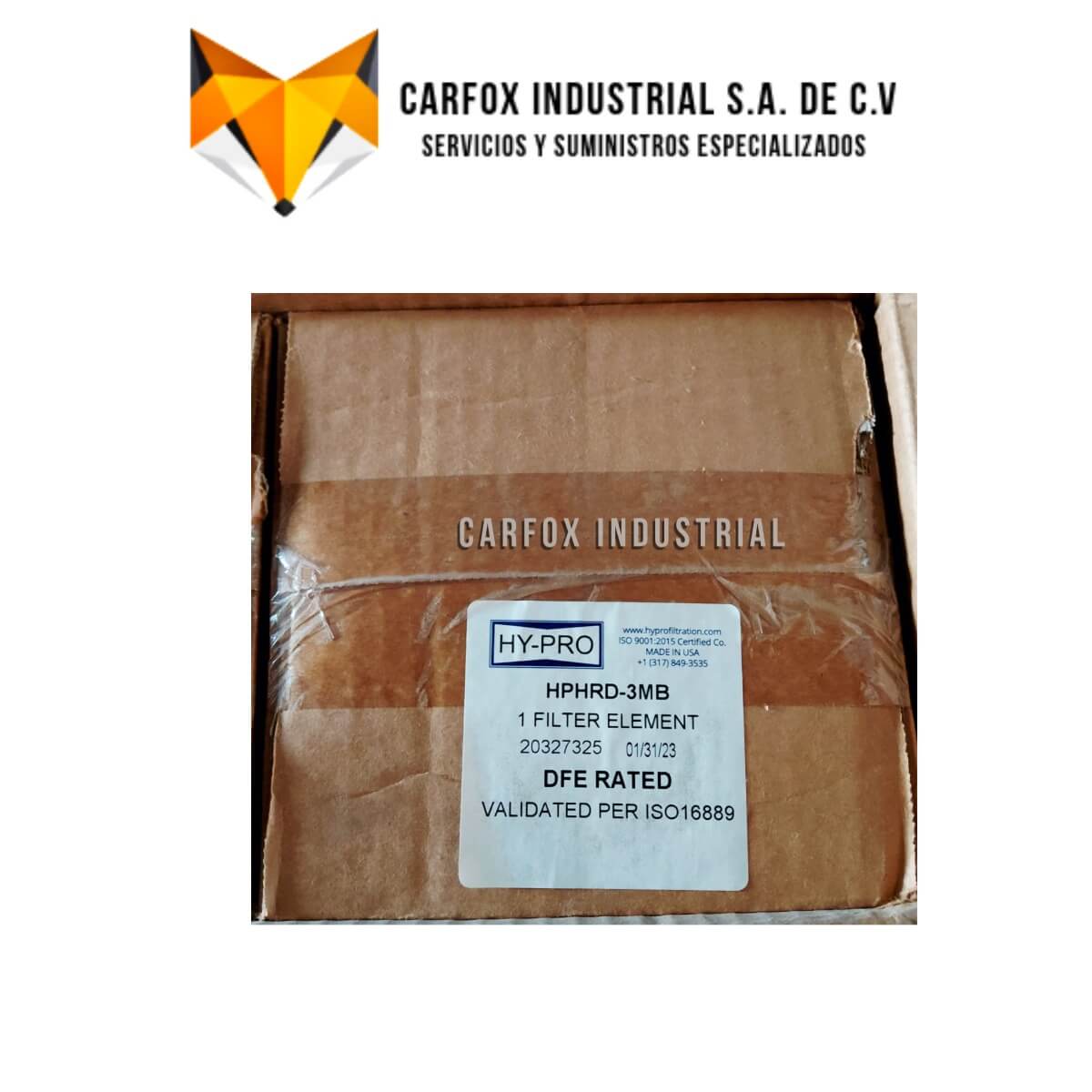 FILTRO HYPRO DE ALTA EFICIENCIA HPHRD-3MB