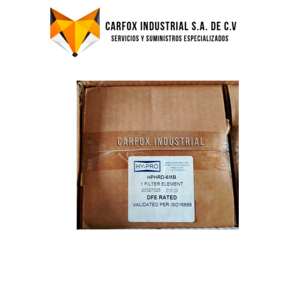 FILTRO HYPRO DE ALTA EFICIENCIA HPHRD-6MB